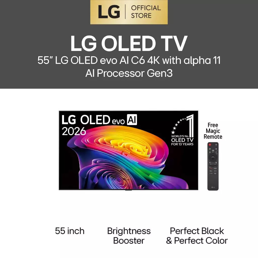 LG OLED evo AI C6 4K Smart TV 2026