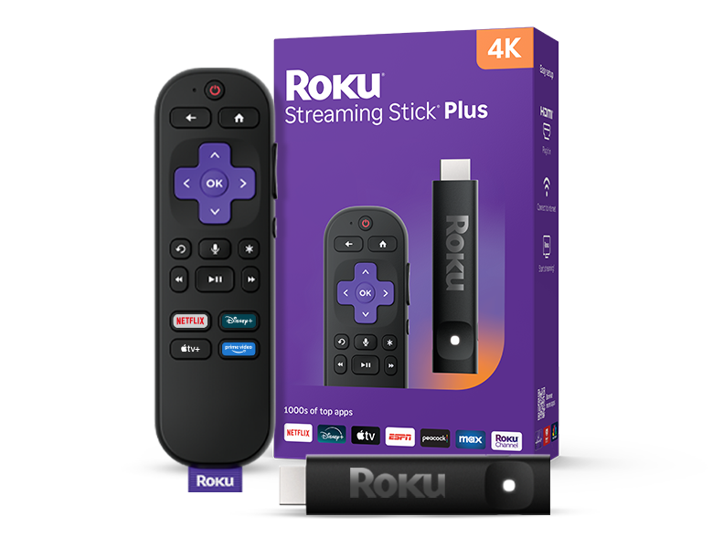 Roku Streaming Stick 4K Plus